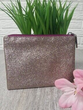 BBW Pink Glitter Clutch Bag